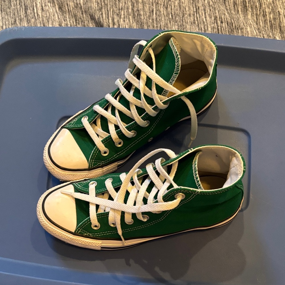 Converse All Star  Green High-Top Sneakers